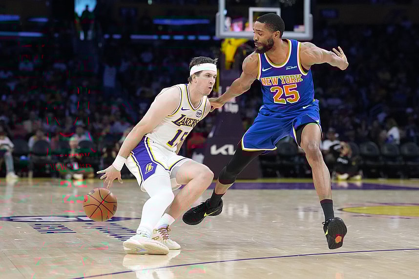 NBA: New York Knicks at Los Angeles Lakers