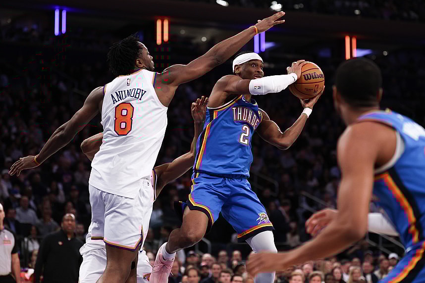 NBA: Oklahoma City Thunder at New York Knicks