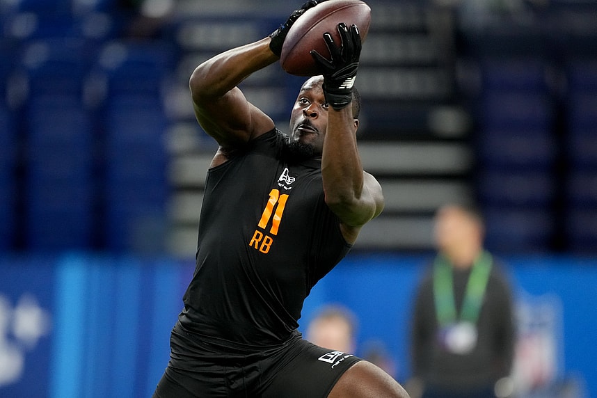Jeremiyah Love, giants, NFL: Combine
