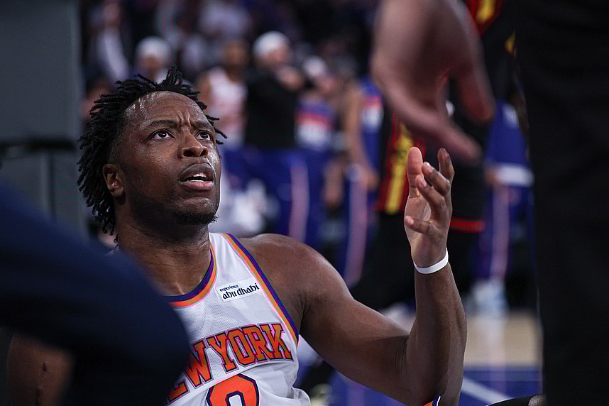 NBA: Playoffs-Atlanta Hawks at New York Knicks