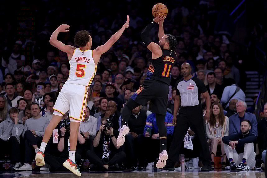 NBA: Playoffs-Atlanta Hawks at New York Knicks