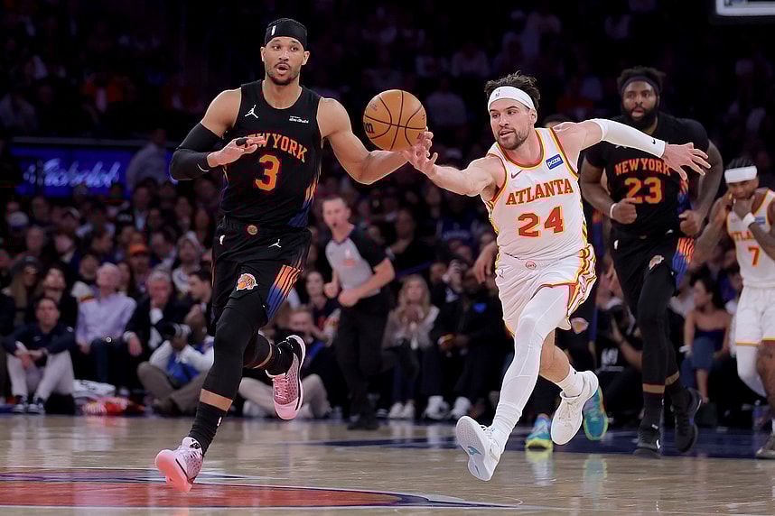NBA: Playoffs-Atlanta Hawks at New York Knicks