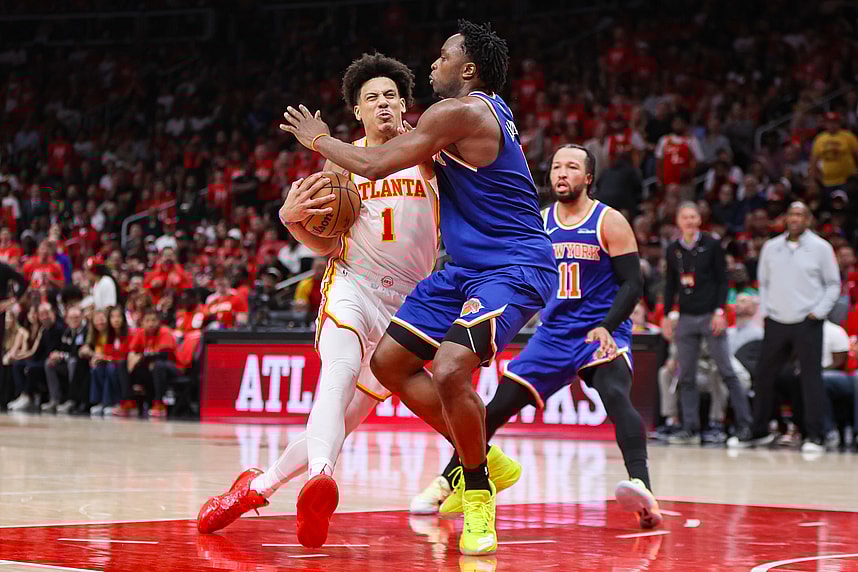 NBA: Playoffs-New York Knicks at Atlanta Hawks
