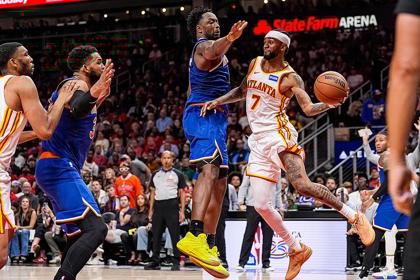 NBA: Playoffs-New York Knicks at Atlanta Hawks