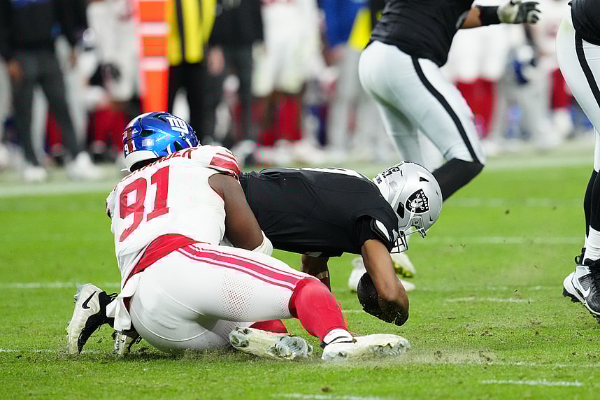 NFL: New York Giants at Las Vegas Raiders