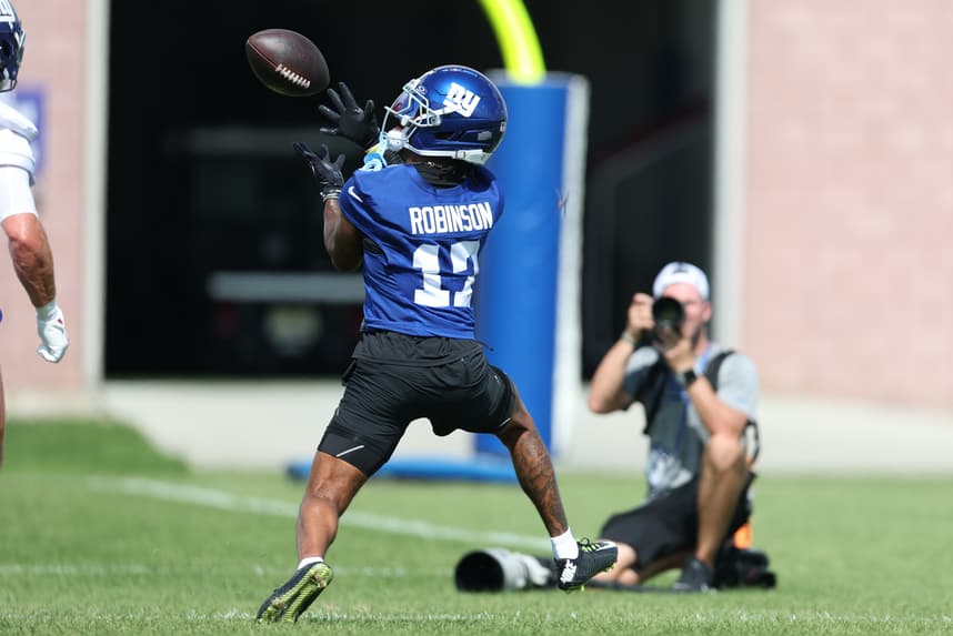 NFL: New York Giants Training Camp, wan'dale robinson