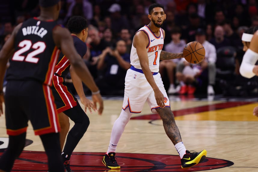 NBA: New York Knicks at Miami Heat, cameron payne