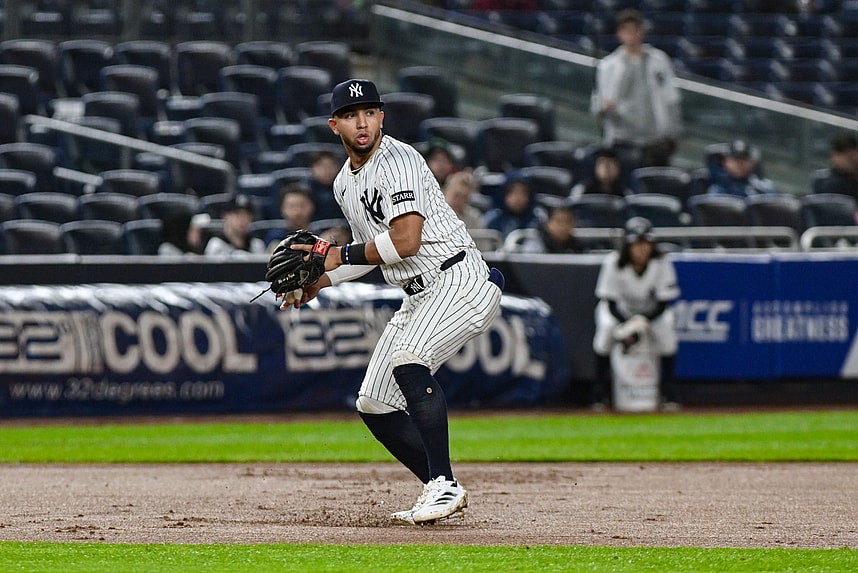 MLB: San Diego Padres at New York Yankees, oswald peraza