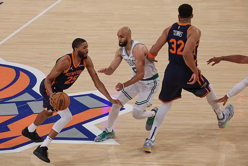 NBA: Playoffs-Boston Celtics at New York Knicks