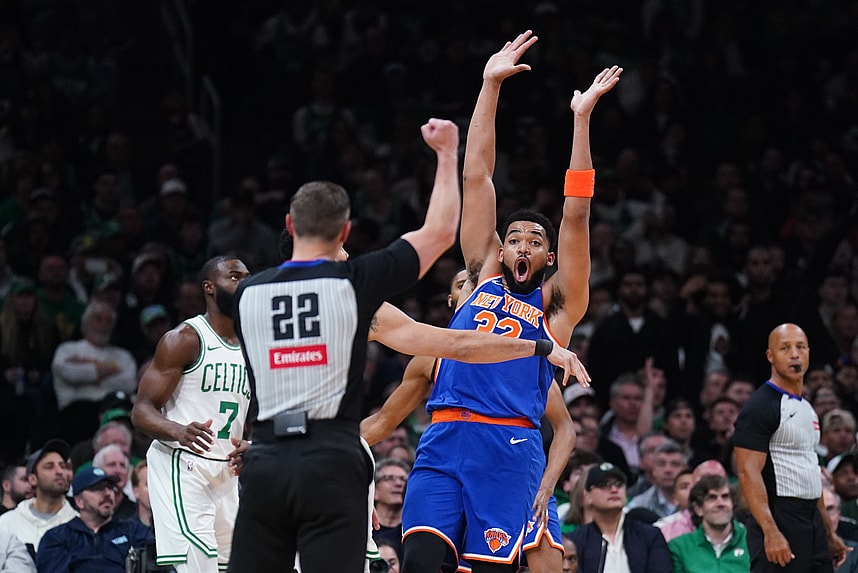NBA: Playoffs-New York Knicks at Boston Celtics