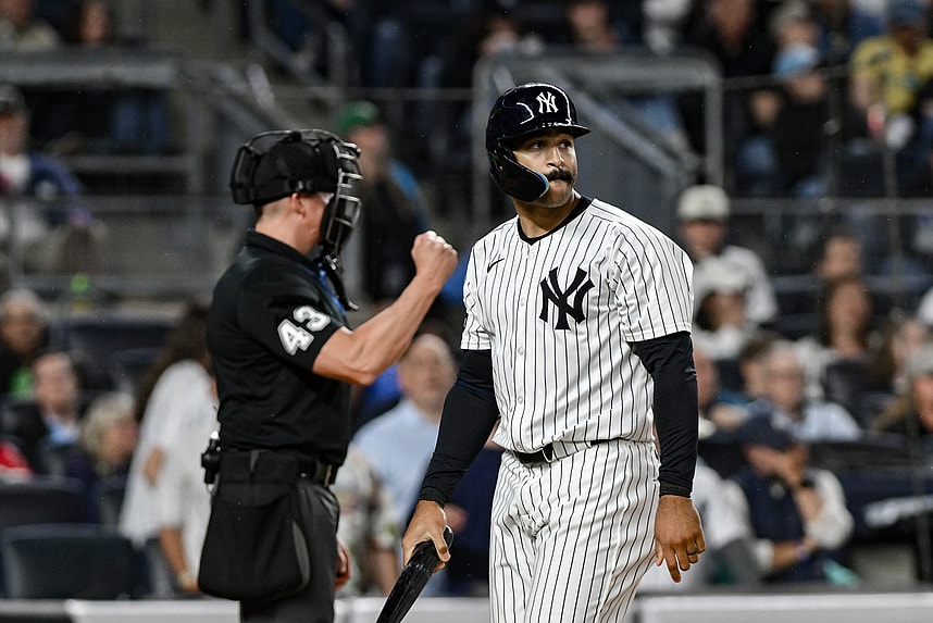 MLB: Boston Red Sox at New York Yankees, trent grisham