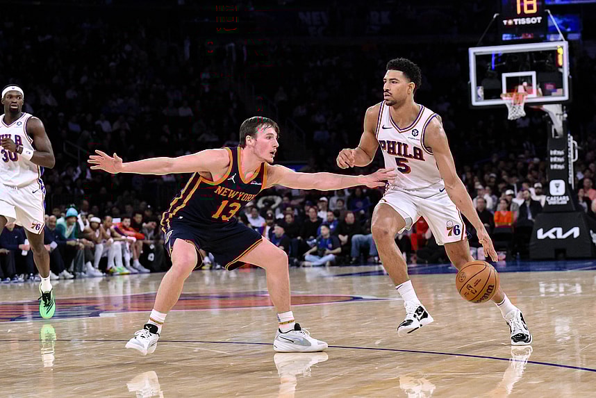 NBA: Philadelphia 76ers at New York Knicks, Tyler kolek