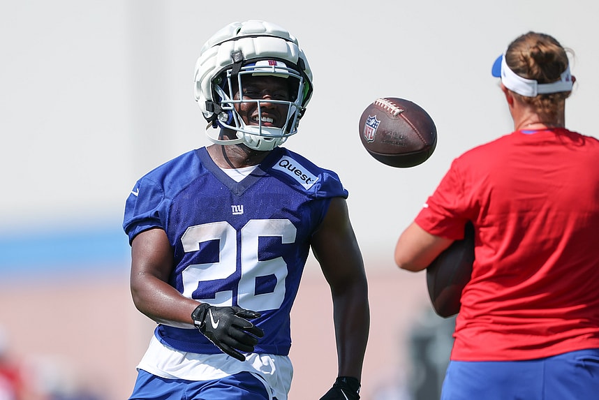 Devin Singletary, NFL: New York Giants Training Camp