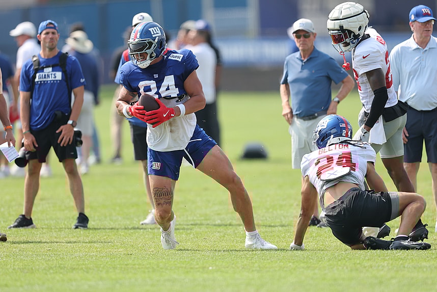 NFL: New York Giants Training Camp, Theo Johnson