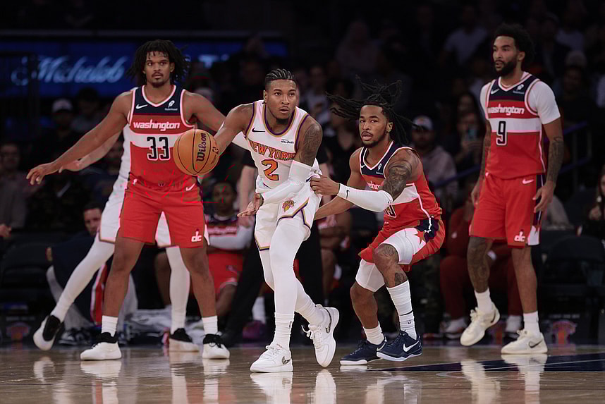 NBA: Preseason-Washington Wizards at New York Knicks, miles mcbride