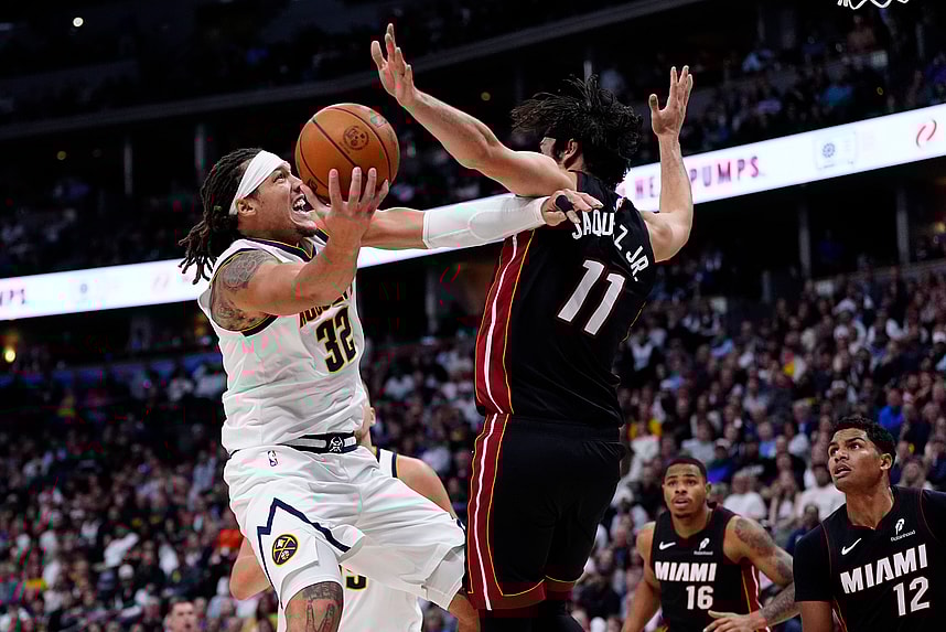 NBA: Miami Heat at Denver Nuggets