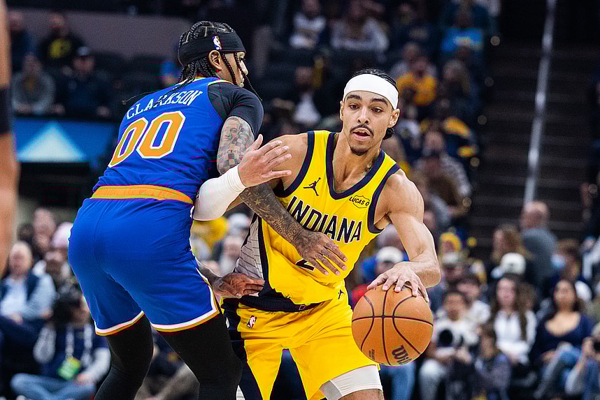 NBA: New York Knicks at Indiana Pacers