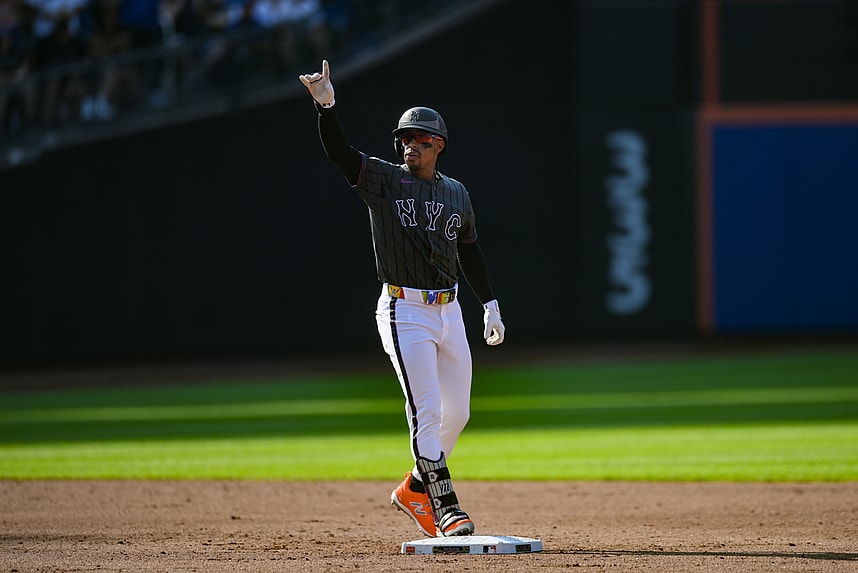 MLB: Seattle Mariners at New York Mets -- Francisco Lindor