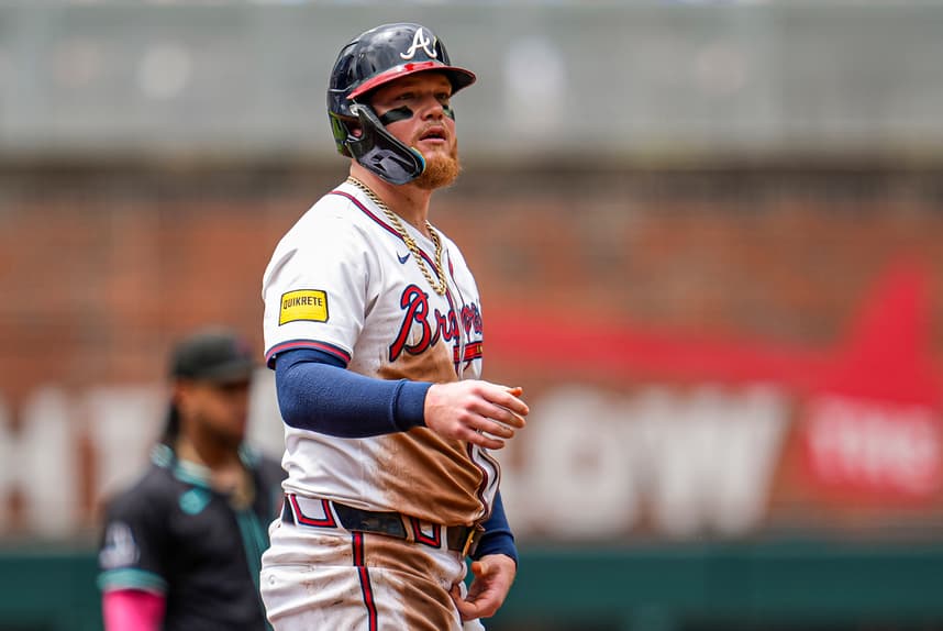 MLB: Arizona Diamondbacks at Atlanta Braves