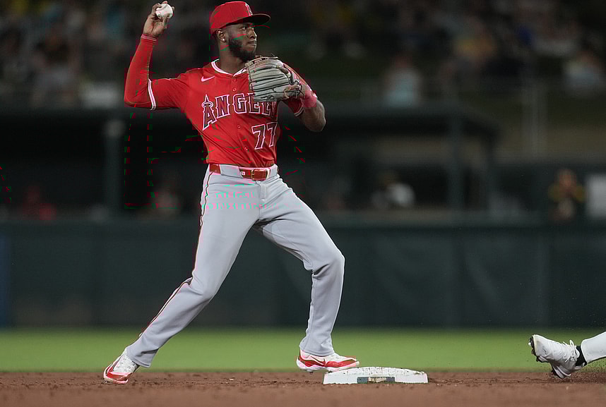 MLB: Los Angeles Angels at Athletics