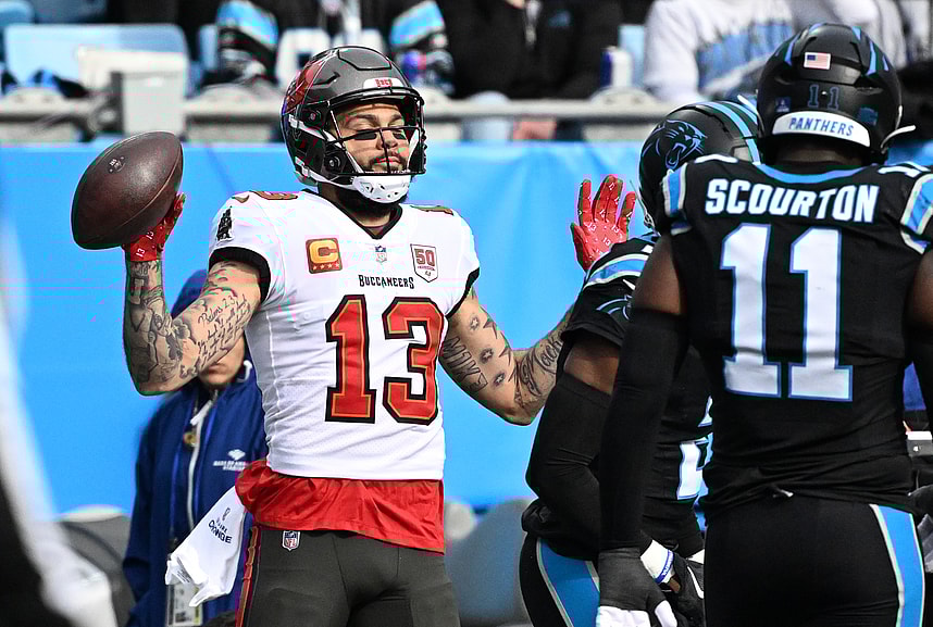 Mike Evans, giants, NFL: Tampa Bay Buccaneers at Carolina Panthers