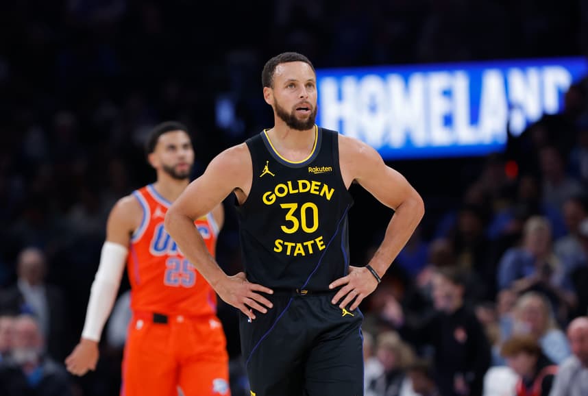 Stephen Curry, NBA: Golden State Warriors at Oklahoma City Thunder