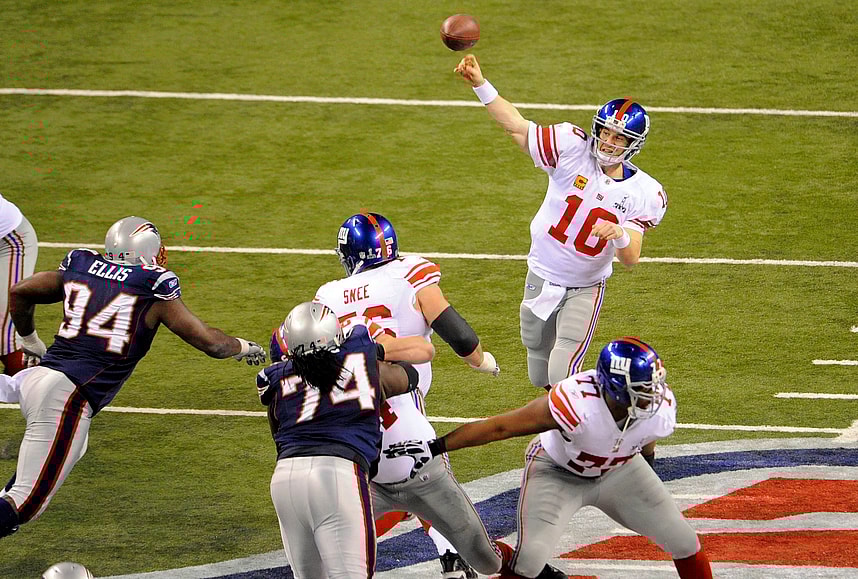 Eli Manning, NFL: Super Bowl XLVI-New York Giants vs New England Patriots