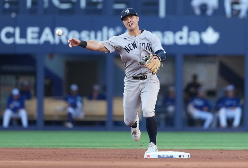 MLB: Playoffs-New York Yankees at Toronto Blue Jays, anthony volpe
