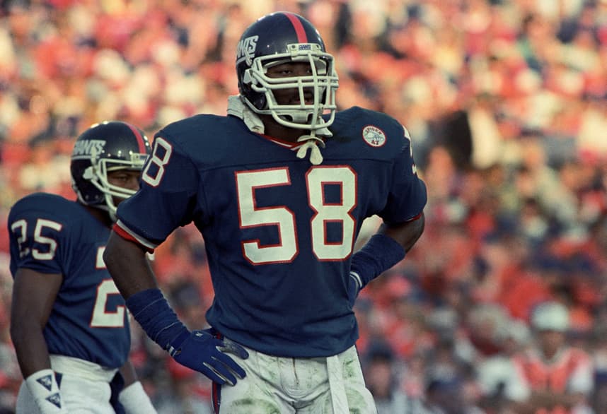 Carl Banks, giants, NFL: Super Bowl XXI