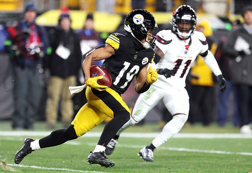 NFL: AFC Wild Card Round-Houston Texans at Pittsburgh Steelers, calvin austin, new york giants