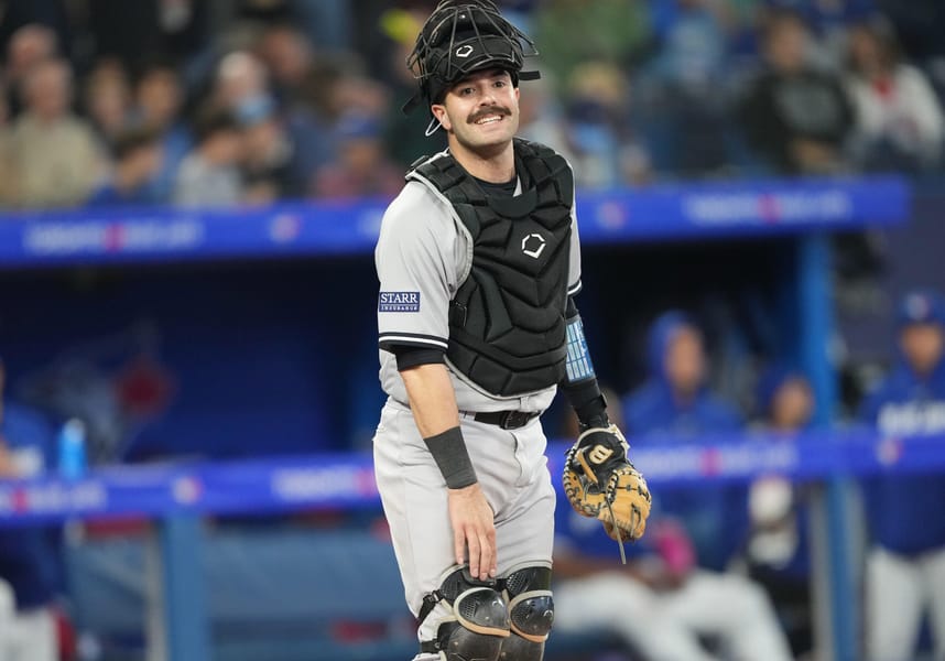 mlb: new york yankees at toronto blue jays, austin wells