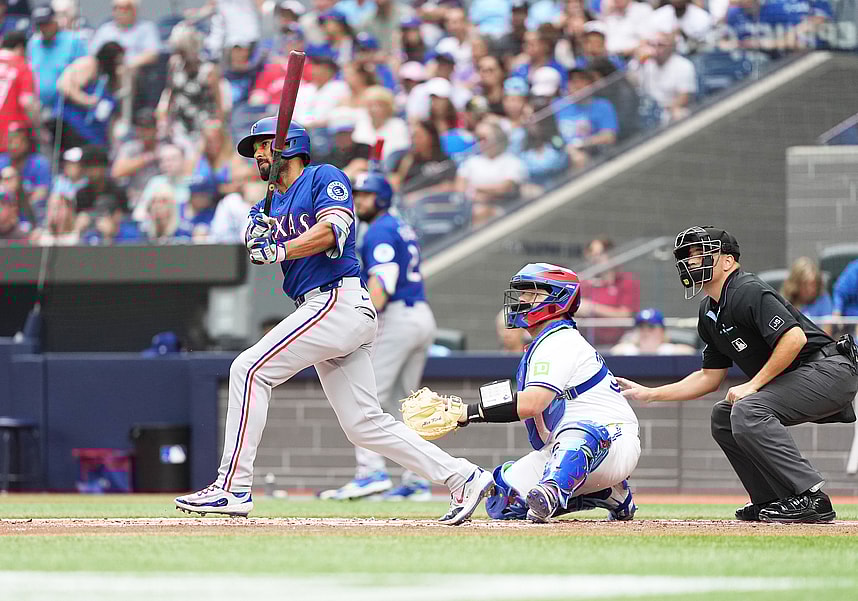 MLB: Texas Rangers at Toronto Blue Jays