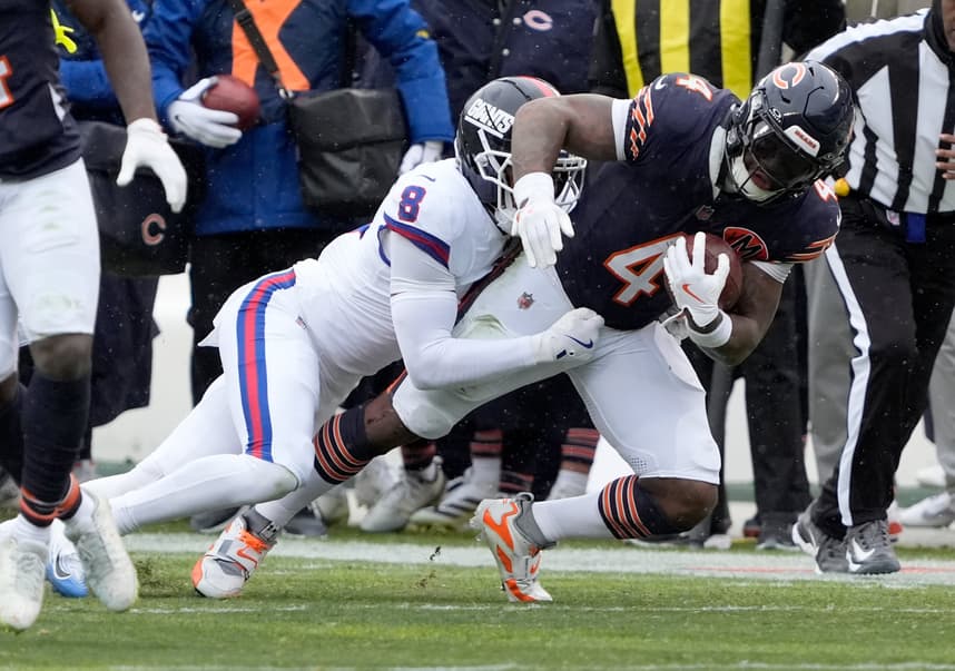 Jevon Holland, NFL: New York Giants at Chicago Bears
