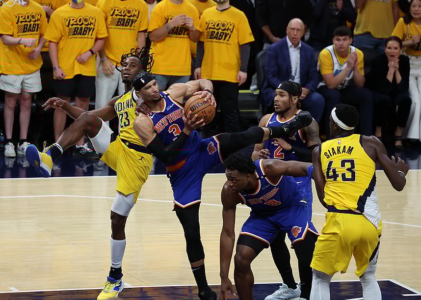NBA: Playoffs-New York Knicks at Indiana Pacers