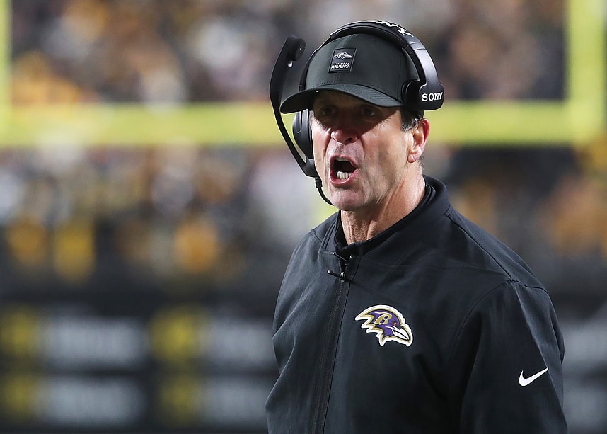 john harbaugh, NFL: Baltimore Ravens at Pittsburgh Steelers