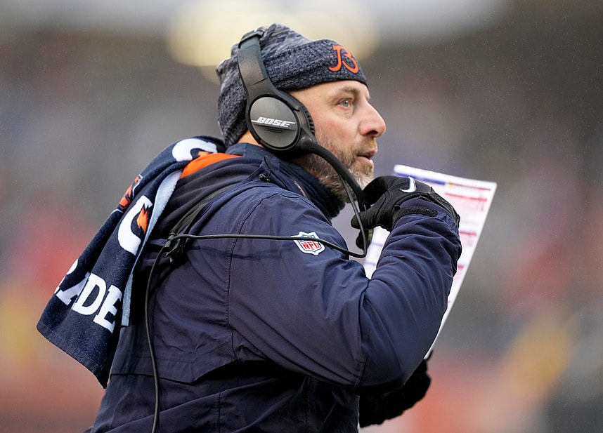 Matt Nagy, giants, NFL: Arizona Cardinals at Chicago Bears