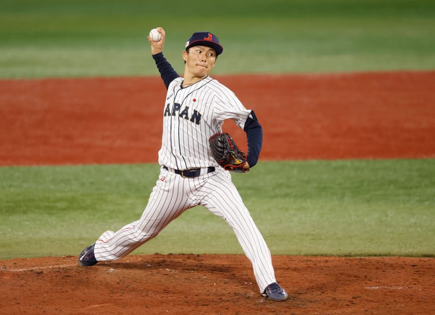 Olympics: Baseball-Men Semifinal - JPN-KOR, yankees, yoshinobu yamamoto