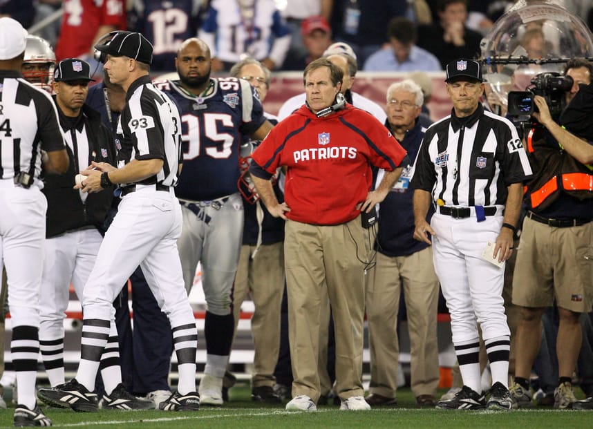 NFL: Super Bowl XLII-New England Patriots vs New York Giants