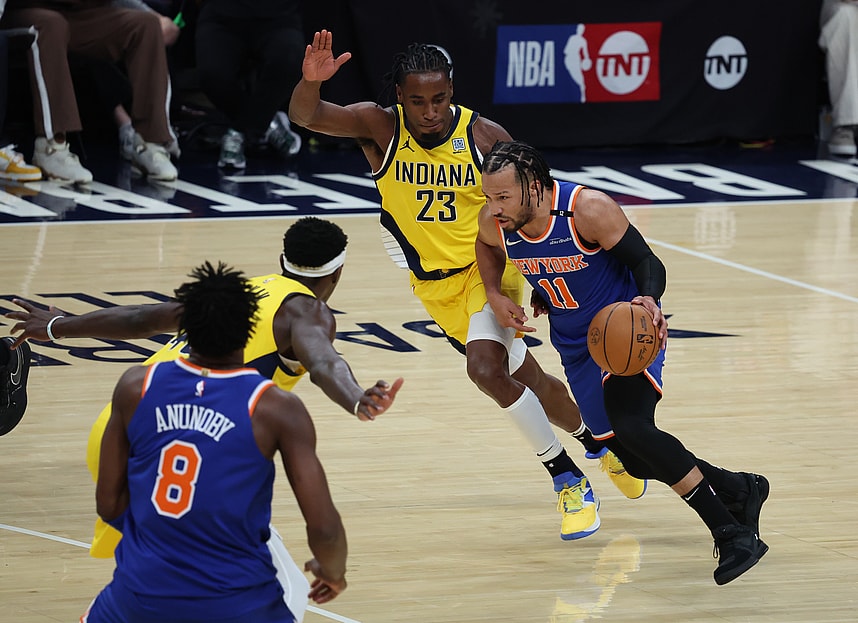 NBA: Playoffs-New York Knicks at Indiana Pacers
