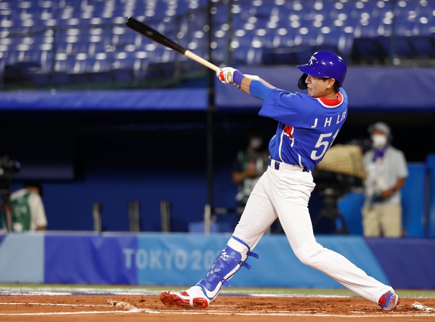 Olympics: Baseball-Men Group B - KOR-USA, jung-hoo lee, yankees