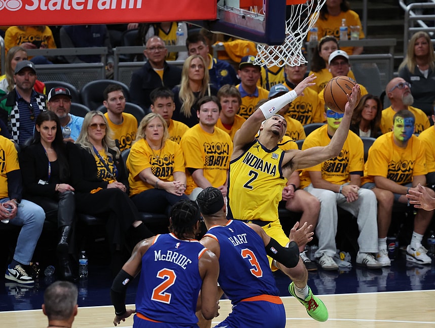 NBA: Playoffs-New York Knicks at Indiana Pacers