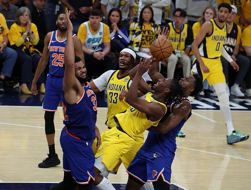 NBA: Playoffs-New York Knicks at Indiana Pacers