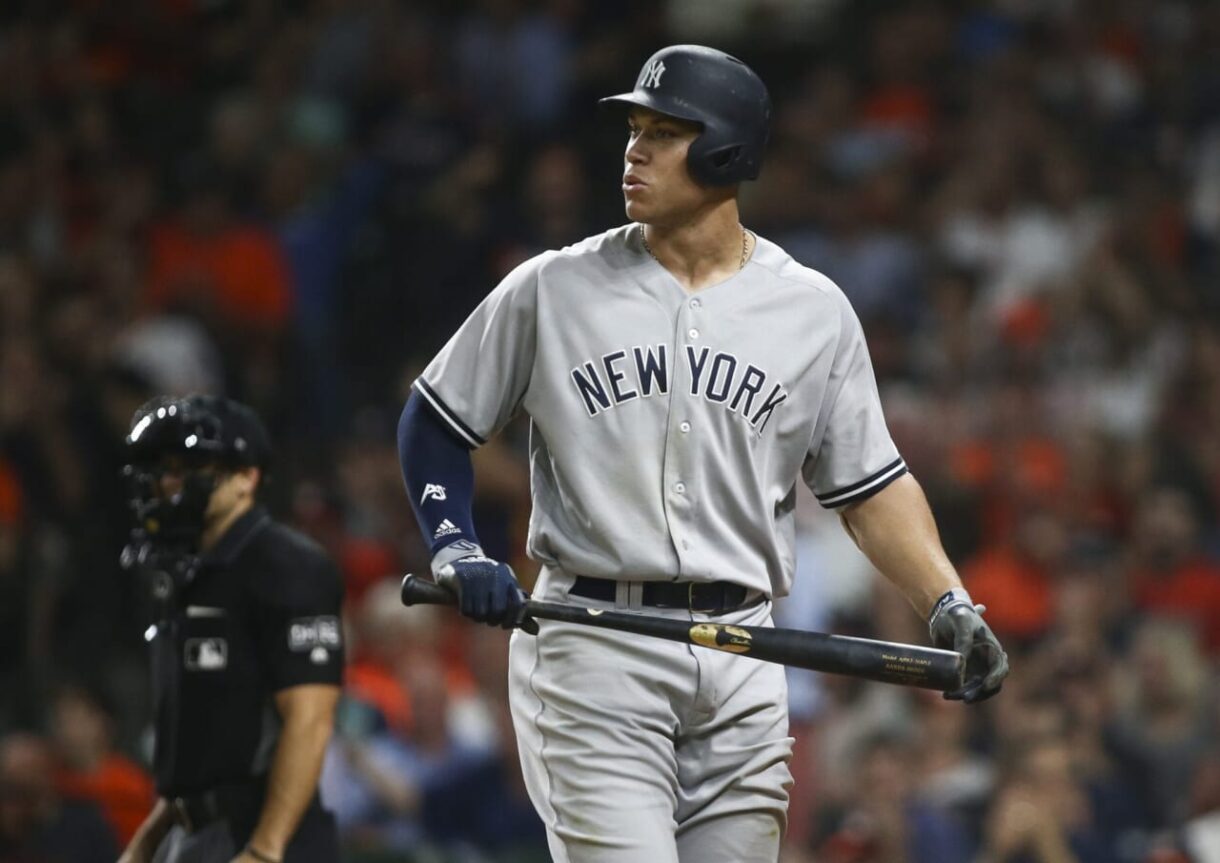 New York Yankees slugger Aaron Judge.