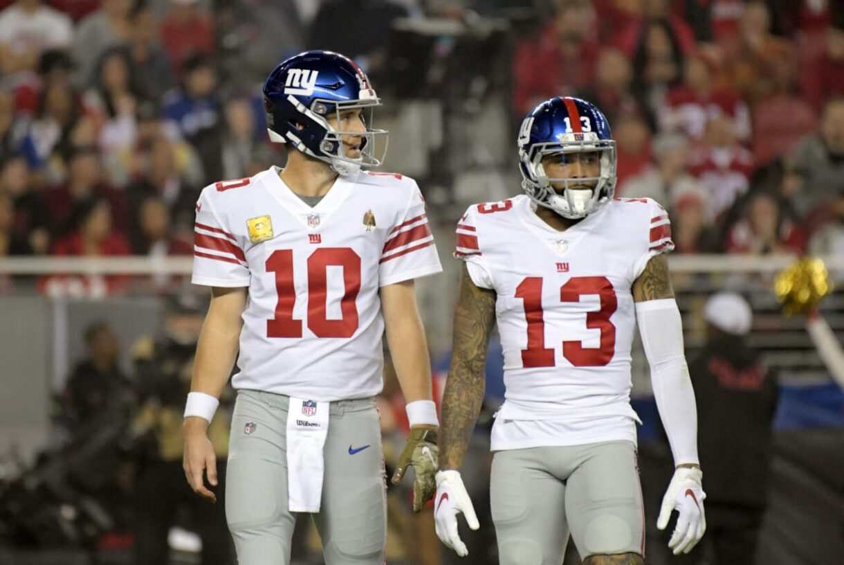 giants, eli manning, odell beckham jr.
