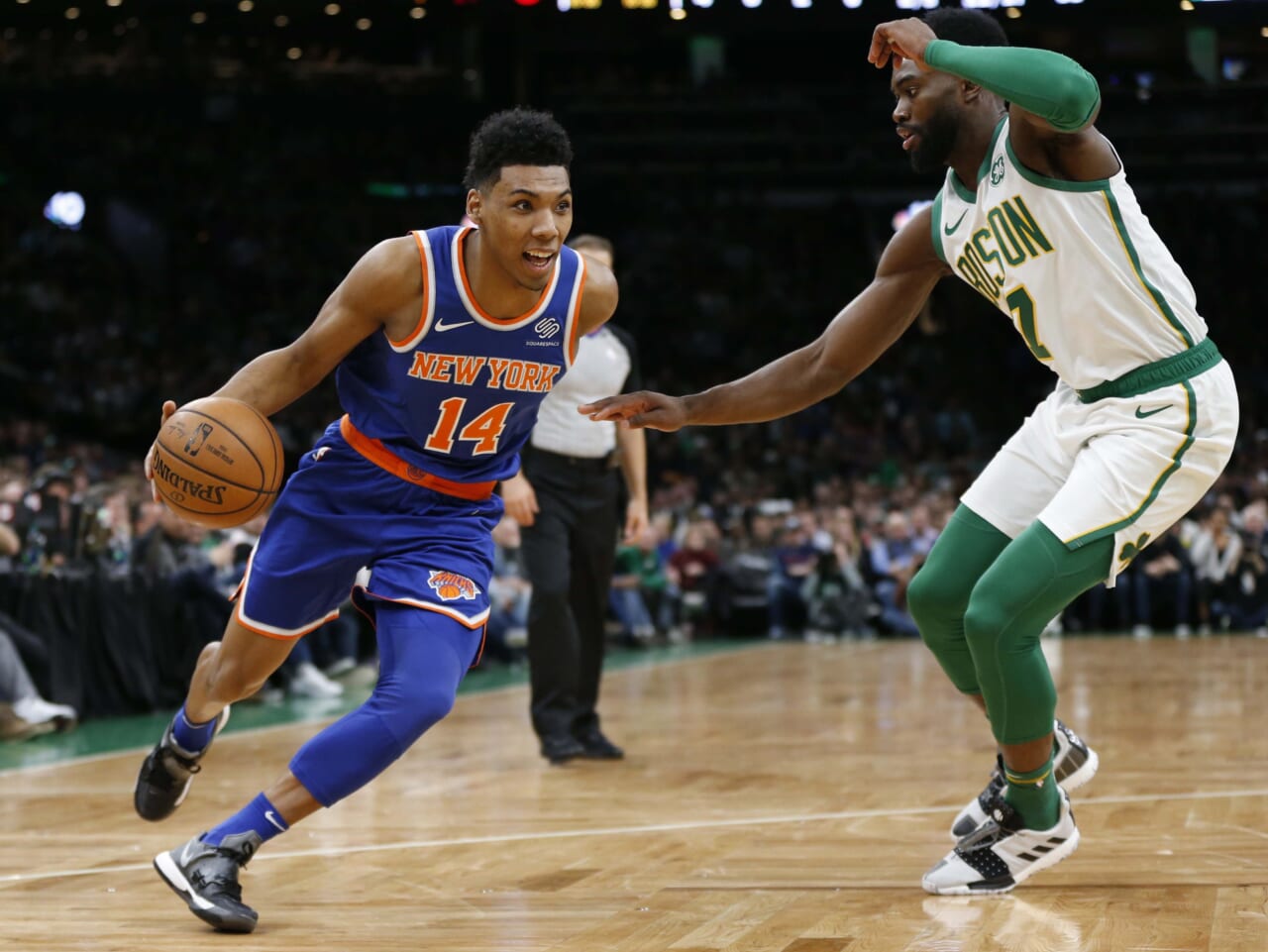 The New York Knicks starting point guard is…