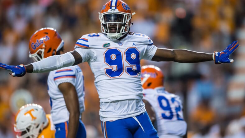 The New York Jets drafted Jachai Polite in the third-round of the 2019 NFL Draft.