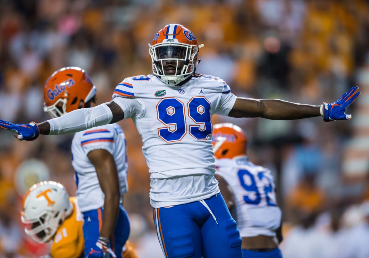 The New York Jets drafted Jachai Polite in the third-round of the 2019 NFL Draft.