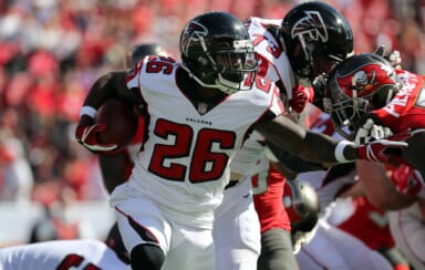 New York Jets potential free agency target Tevin Coleman.