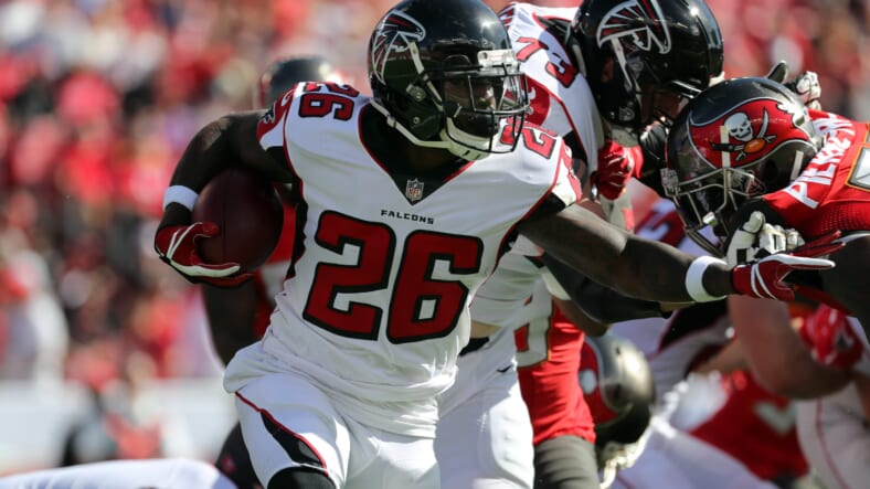 New York Jets potential free agency target Tevin Coleman.