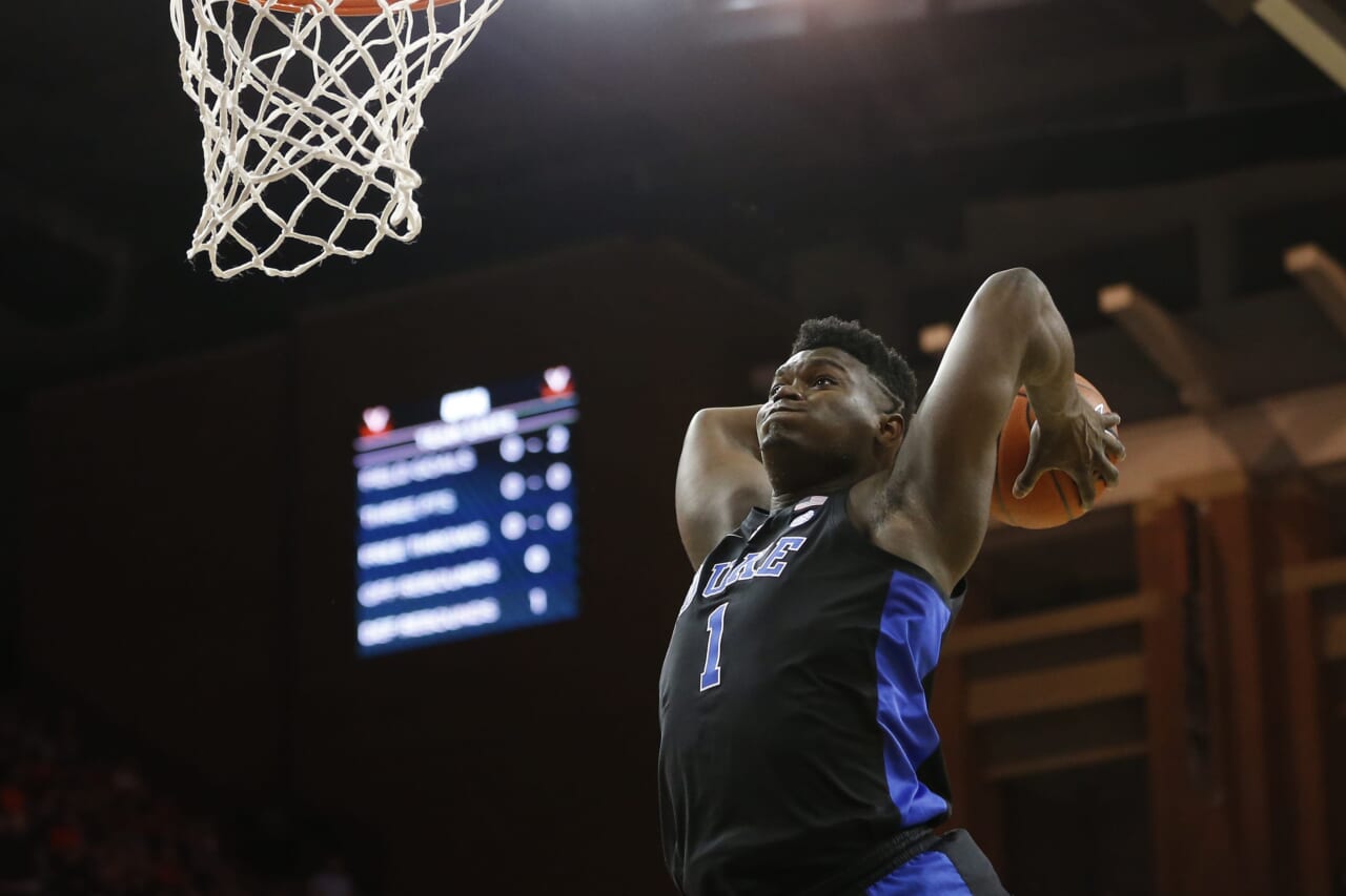 The New York Knicks could draft Zion Williamson if they win out in the NBA lottery.